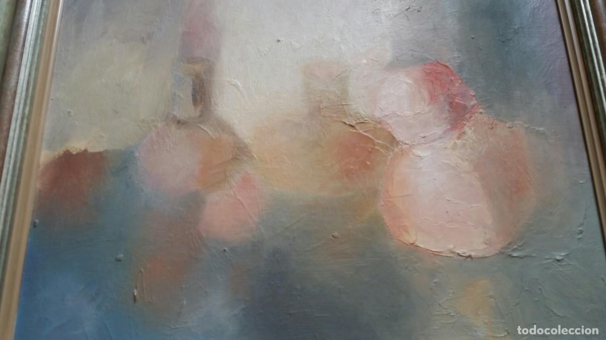 Arte: Bodeg&oacute;n / &oacute;leo sobre tabla / a&ntilde;os 60 - Foto 3