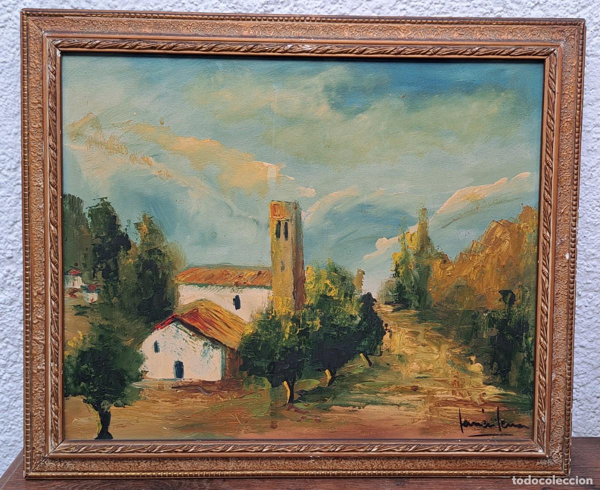 Arte: &Oacute;LEO SOBRE TABLA FIRMADO - Foto 1