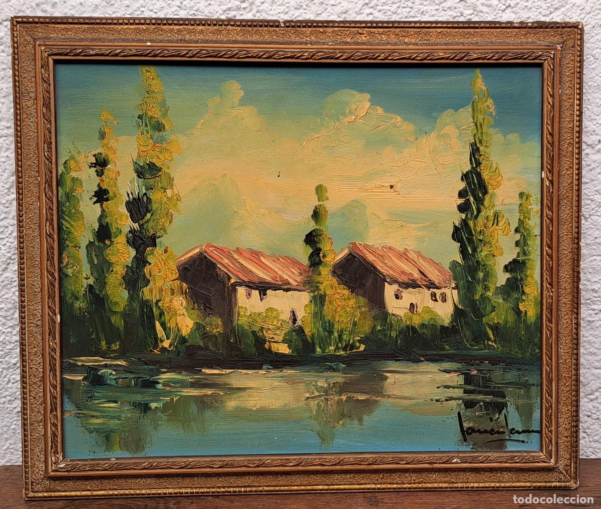 Arte: &Oacute;LEO SOBRE TABLA FIRMADO - Foto 1