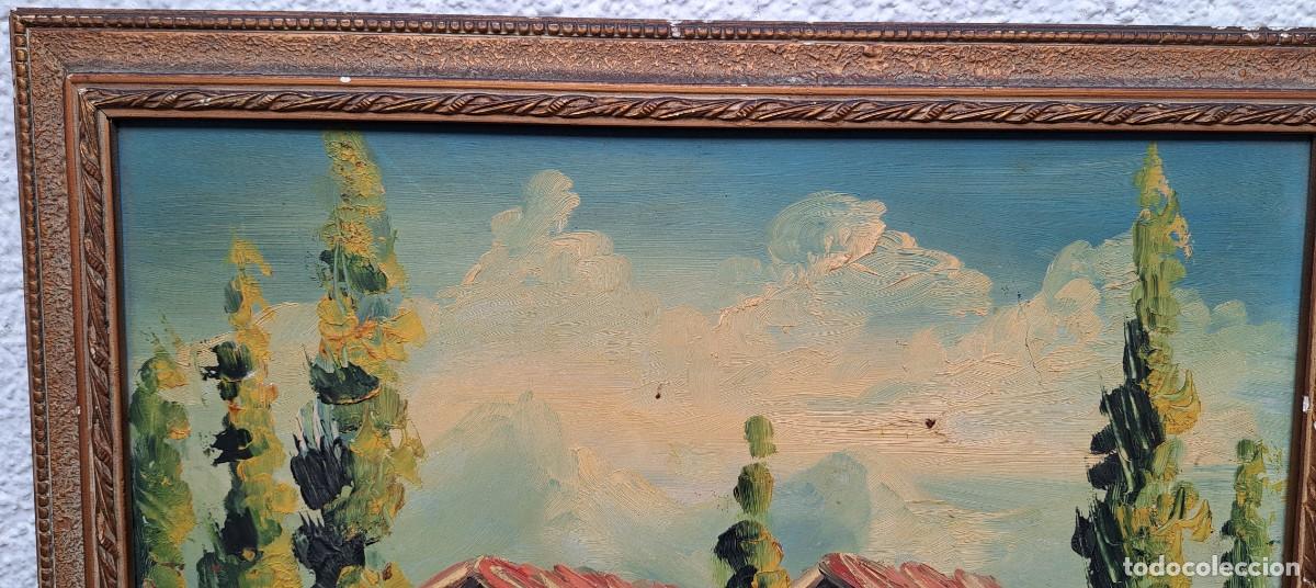 Arte: &Oacute;LEO SOBRE TABLA FIRMADO - Foto 4