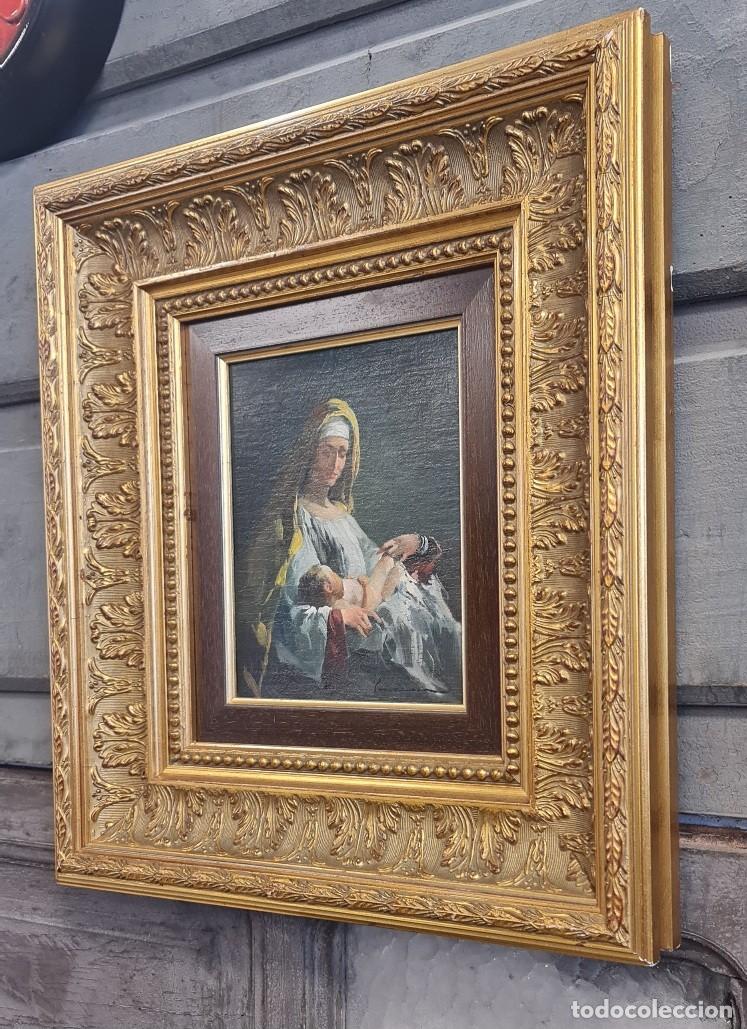 Arte: Oleo Maternidad Jose Casanova Lujan - Foto 4