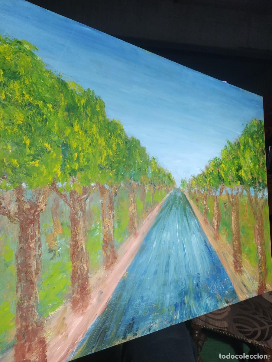 Arte: Mar&iacute;a Est&eacute;vez Alonso - Vigo..oleo a esp&aacute;tula - tablero .71,5 x 55 cm.. firmado..arte gallego in&eacute;dito