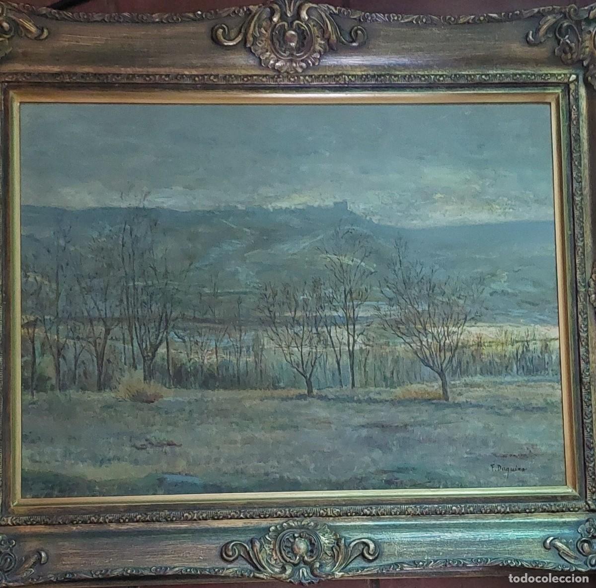 Arte: Francisco Daquino (1923) Paisaje oleo sobre lienzo