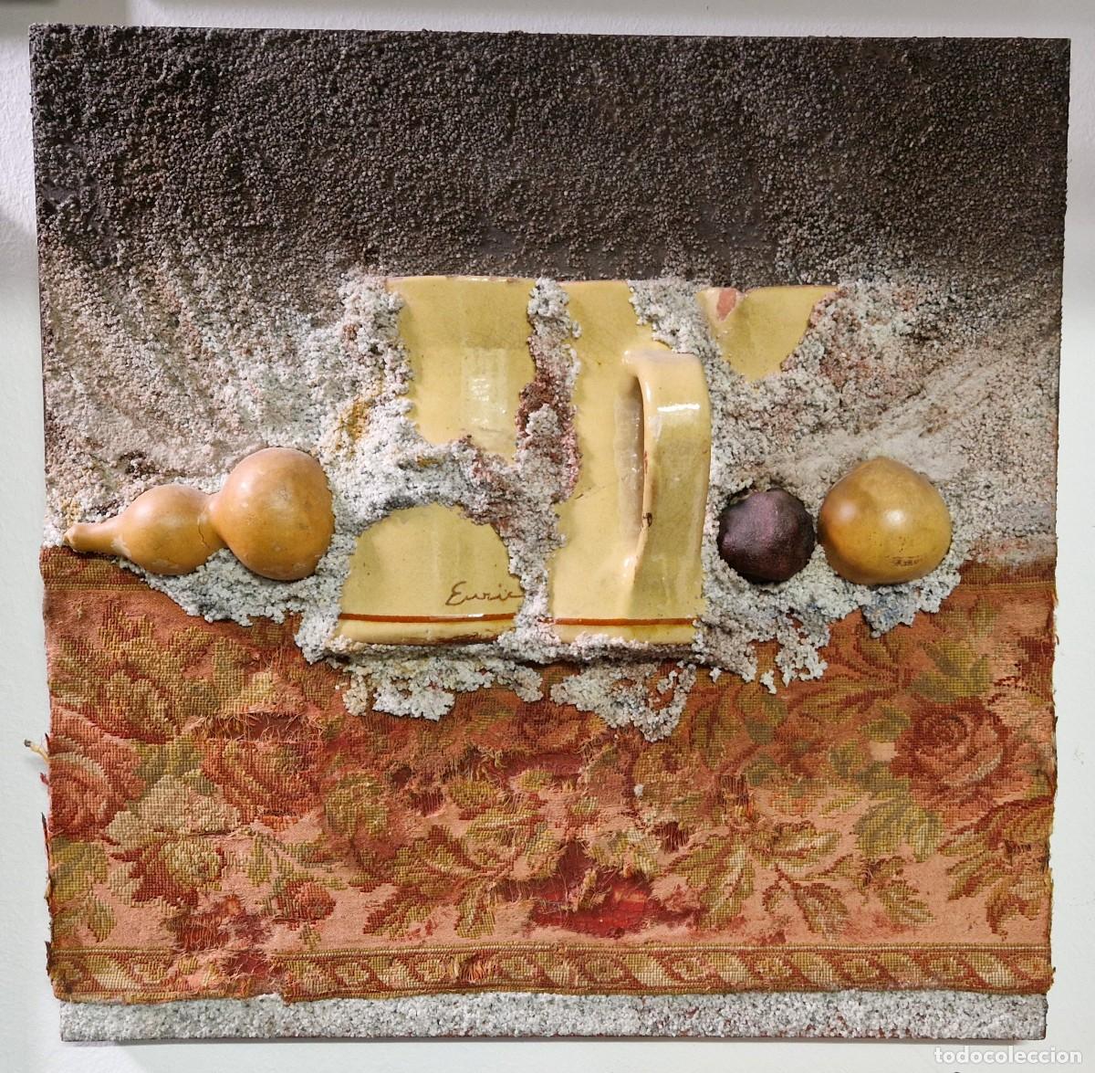Arte: bodegon con pintura mat&eacute;rica - Foto 1