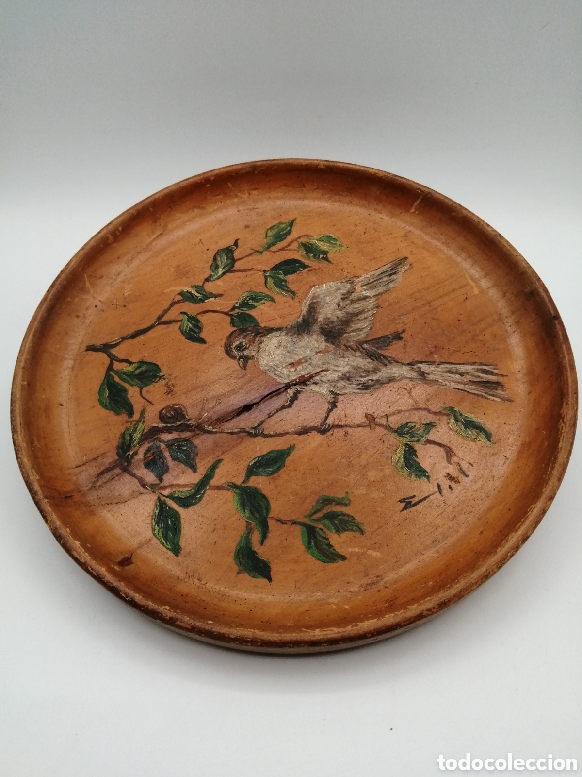 Arte: Gorri&oacute;n. &Oacute;leo sobre madera. Autor a identificar - Foto 2