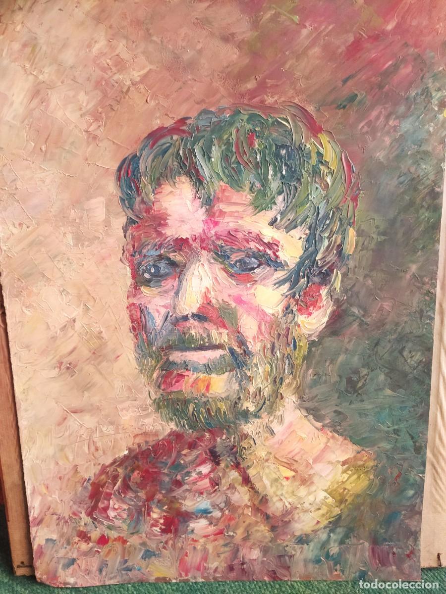 Arte: Mar&iacute;a Est&eacute;vez Alonso - Vigo..oleo a esp&aacute;tula -cartulina.32,5 x 45,5 cm.firmado..arte gallego in&eacute;dito