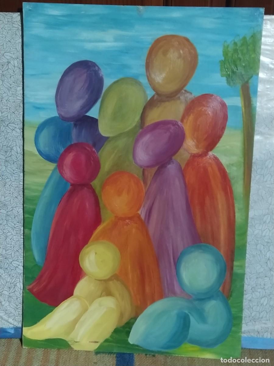 Arte: Mar&iacute;a Est&eacute;vez Alonso - Vigo..oleo sobre cartulina..33 x 50 cm. Atribuido..arte gallego in&eacute;dito.