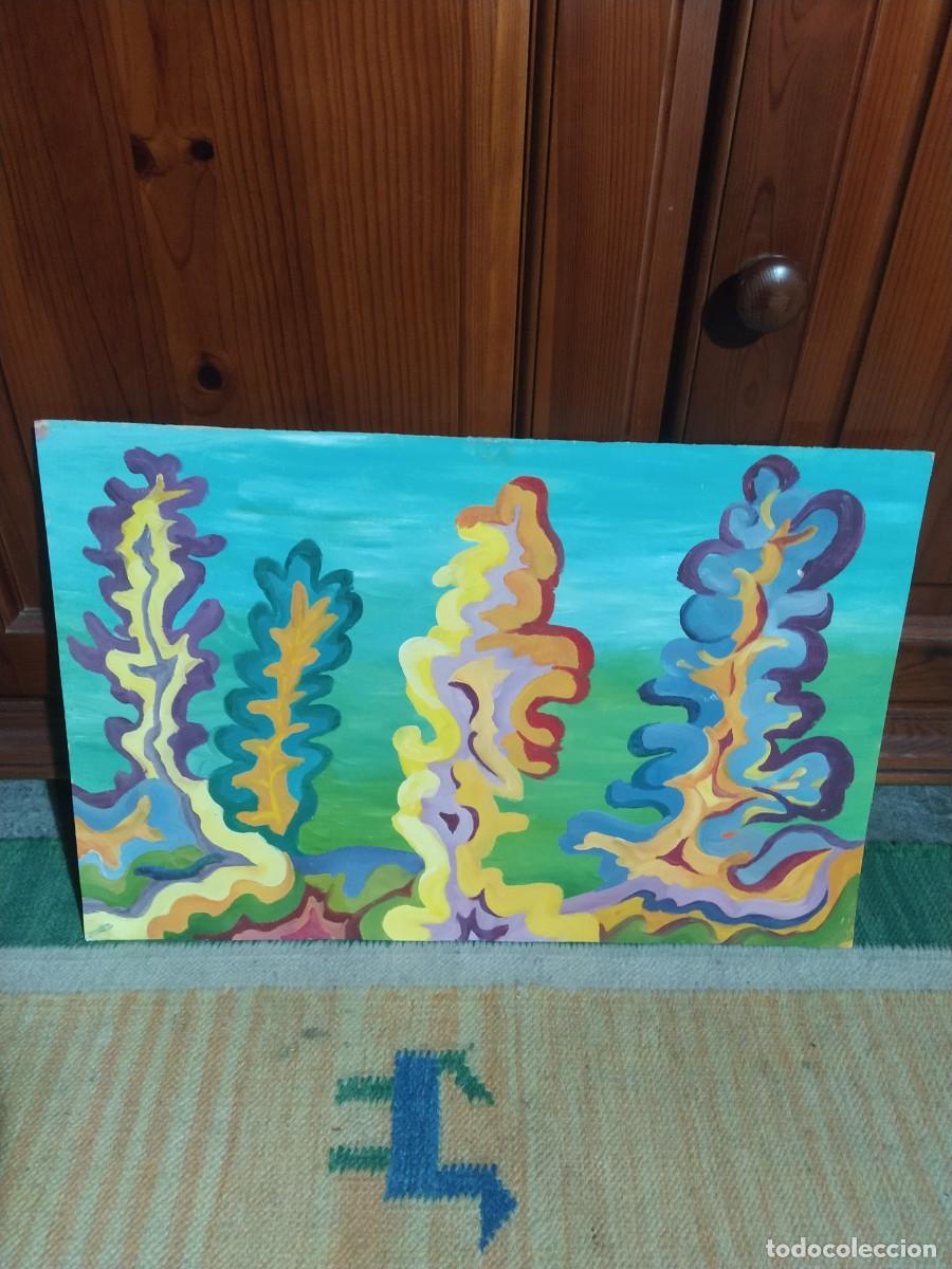 Arte: Mar&iacute;a Est&eacute;vez Alonso - Vigo..oleo sobre cartulina..50 x 33 cm. Atribuido..arte gallego in&eacute;dito.