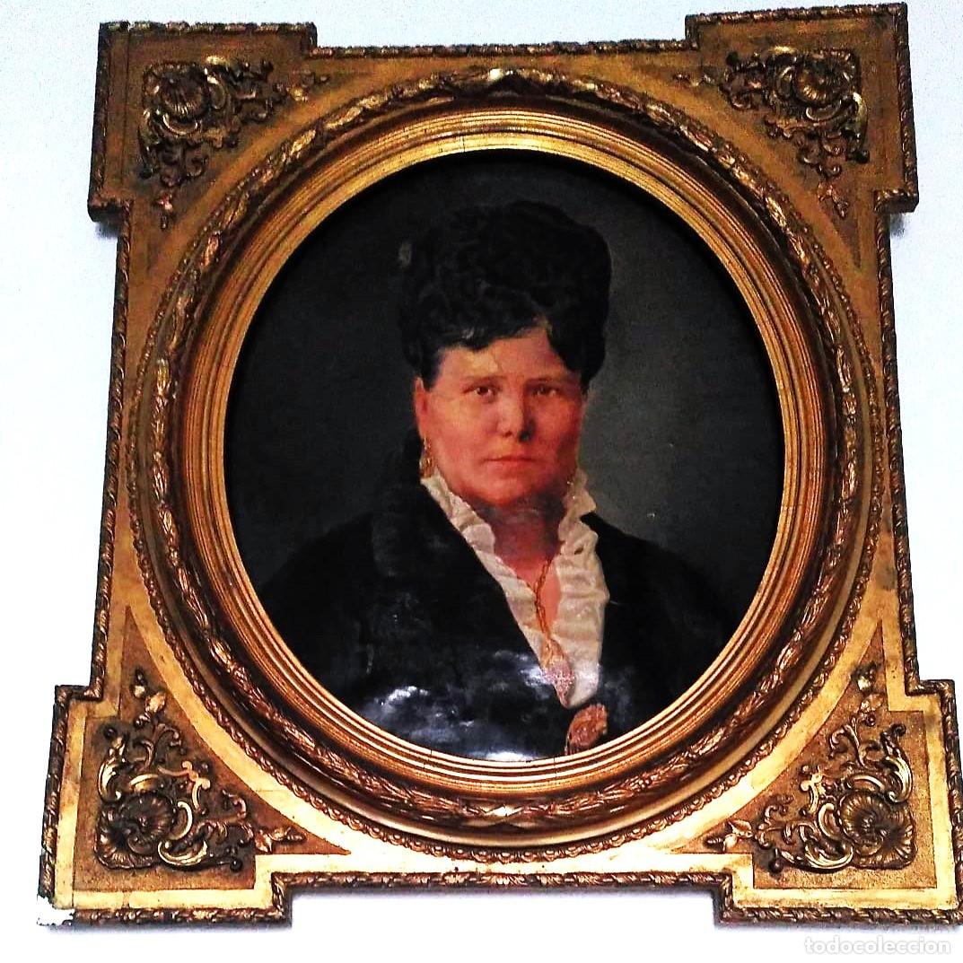 Arte: Se&ntilde;ora elegante Siglo XIX - Foto 1