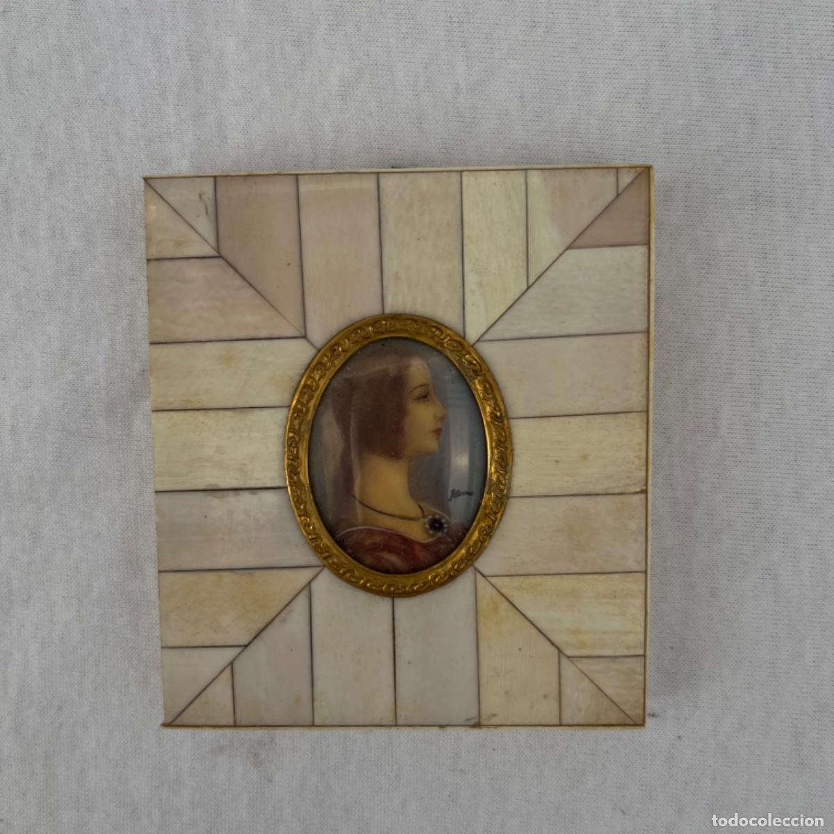 Arte: Miniatura pintada sobre marfil - Foto 1