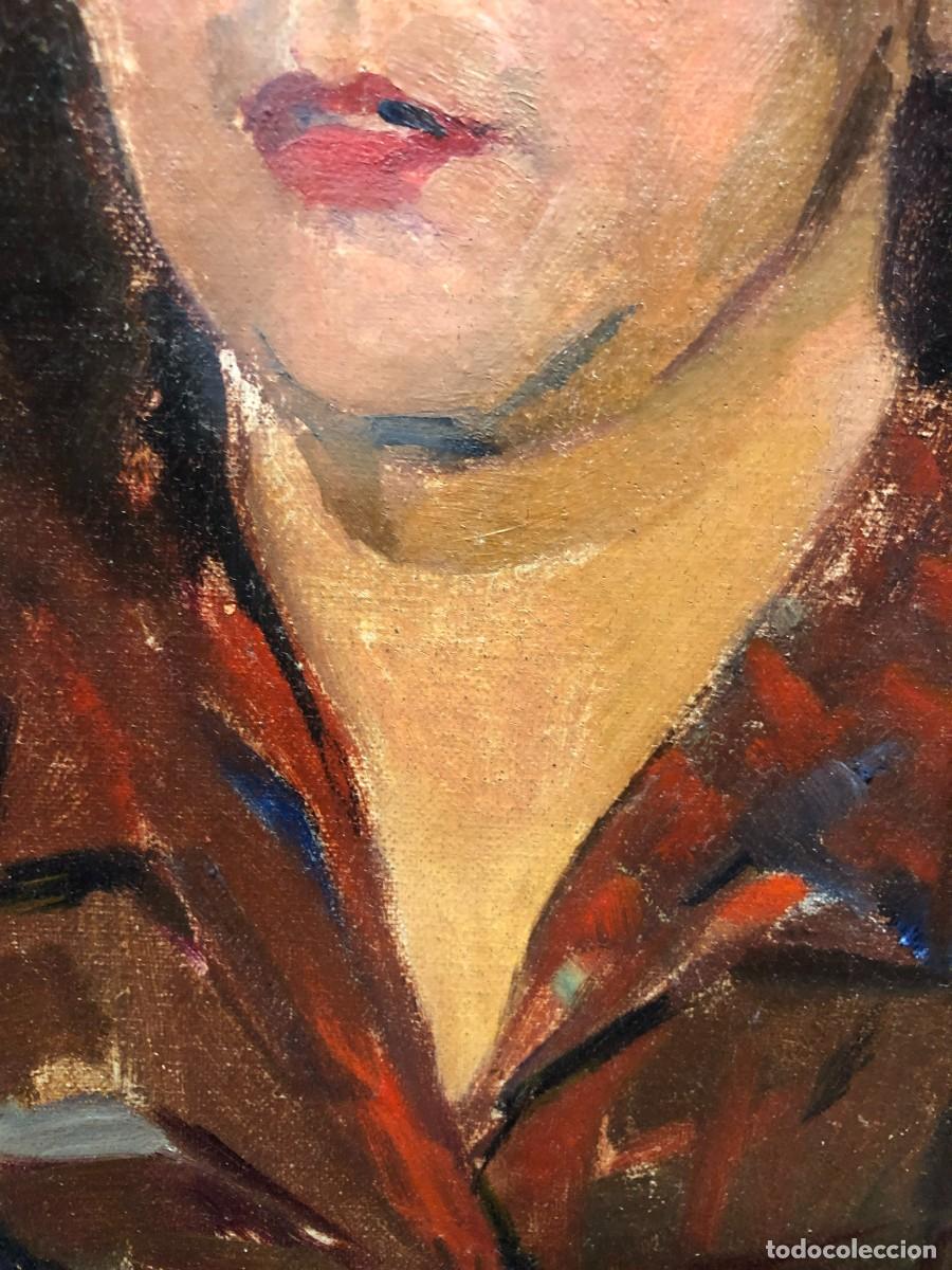 Arte: interesante retrato de dama - Foto 4