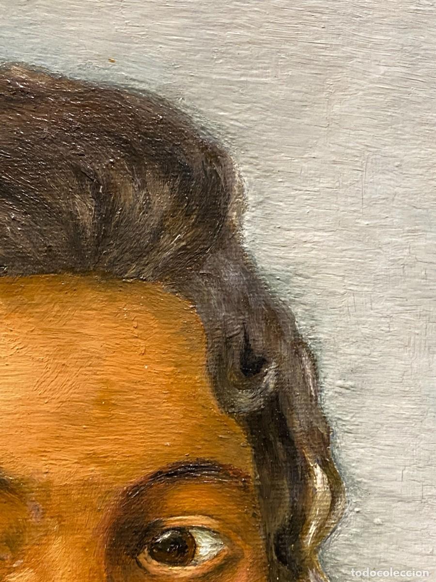 Arte: RETRATO DE GITANILLA CON MANTON - Foto 9
