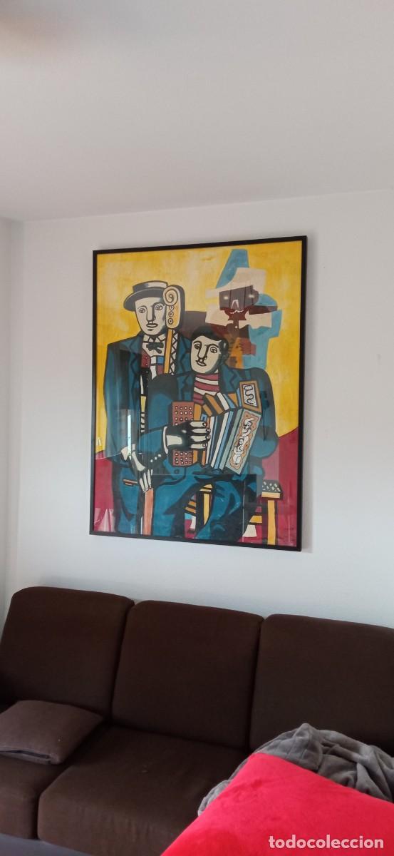 Arte: Oleo sobre lienzo en buen estado - Foto 3