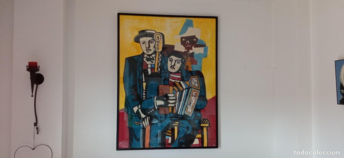 Arte: Oleo sobre lienzo en buen estado - Foto 4