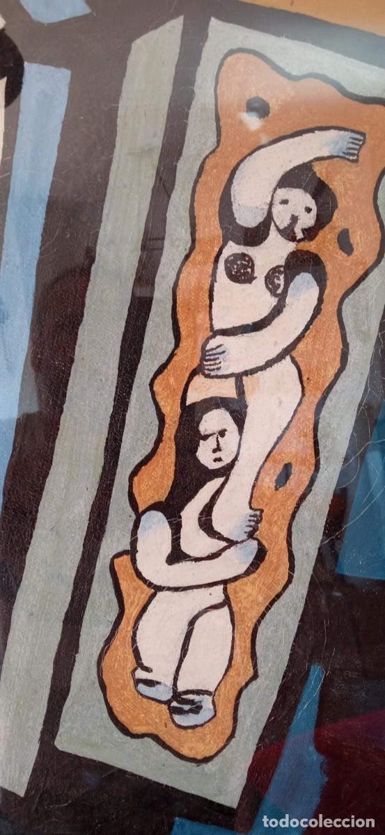 Arte: Oleo sobre lienzo en buen estado - Foto 6