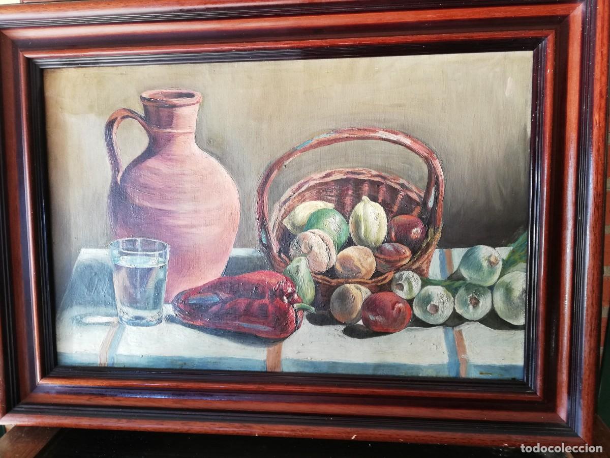 Arte: OLEO BODEGON CON CANTARO - Foto 1