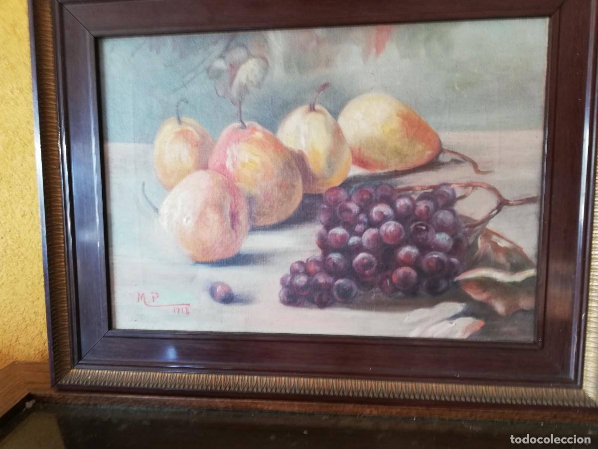 Arte: BODEGON PERAS Y UVAS