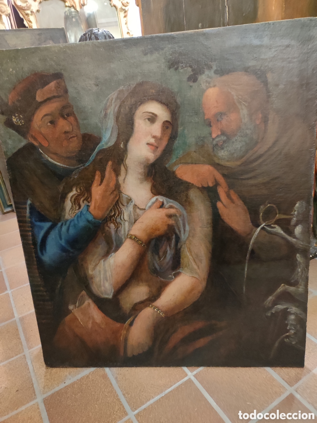 Arte: &Oacute;leo personajes E. Italiana - Foto 1