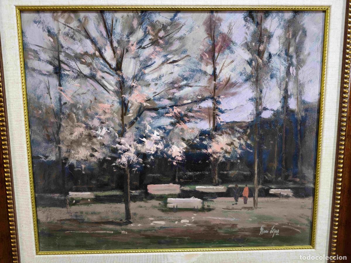 Arte: STEVEN LOPEZ QUADRO OLEO PARQUE DE OLOT - Foto 2