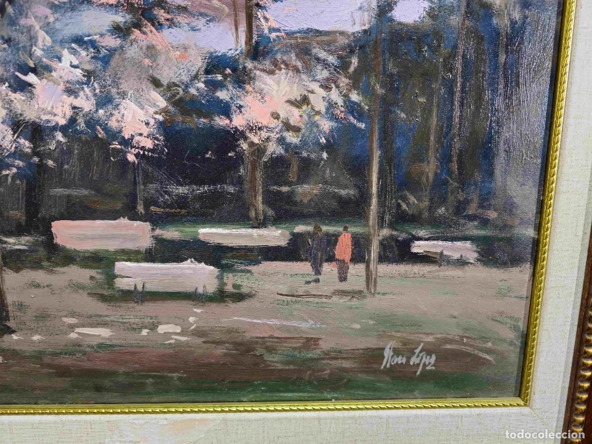 Arte: STEVEN LOPEZ QUADRO OLEO PARQUE DE OLOT - Foto 8