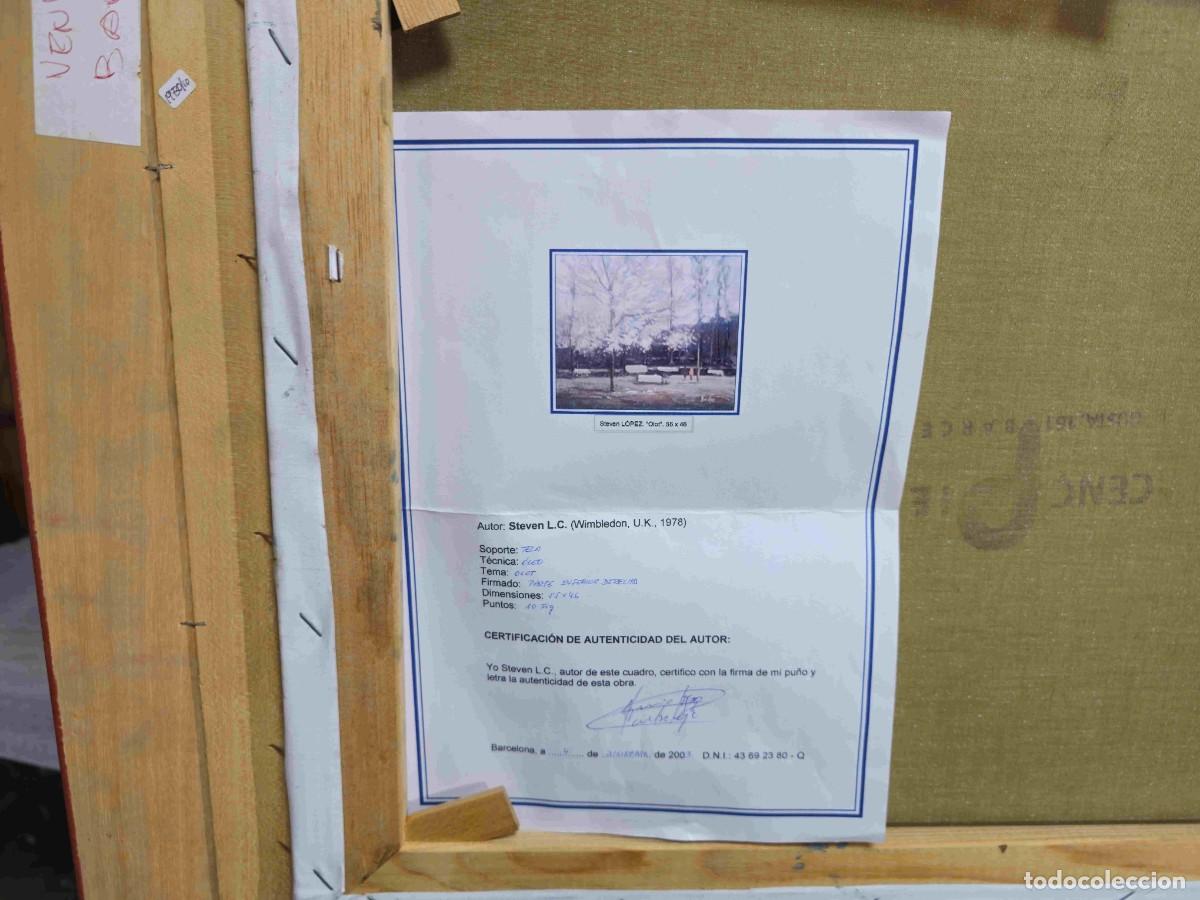 Arte: STEVEN LOPEZ QUADRO OLEO PARQUE DE OLOT - Foto 13
