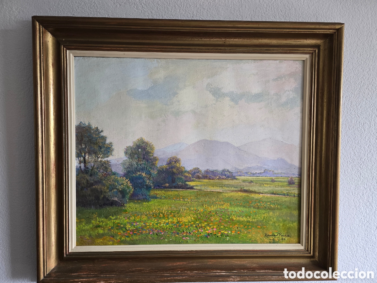 Arte: &Oacute;leo sobre lienzo de Xavier Pousa 1984 - Foto 9