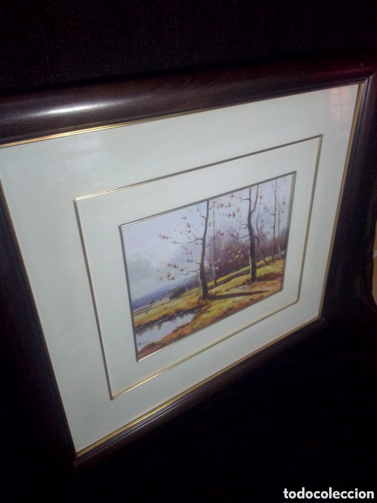 Arte: Cuadro al &oacute;leo en madera firmado. - Foto 3