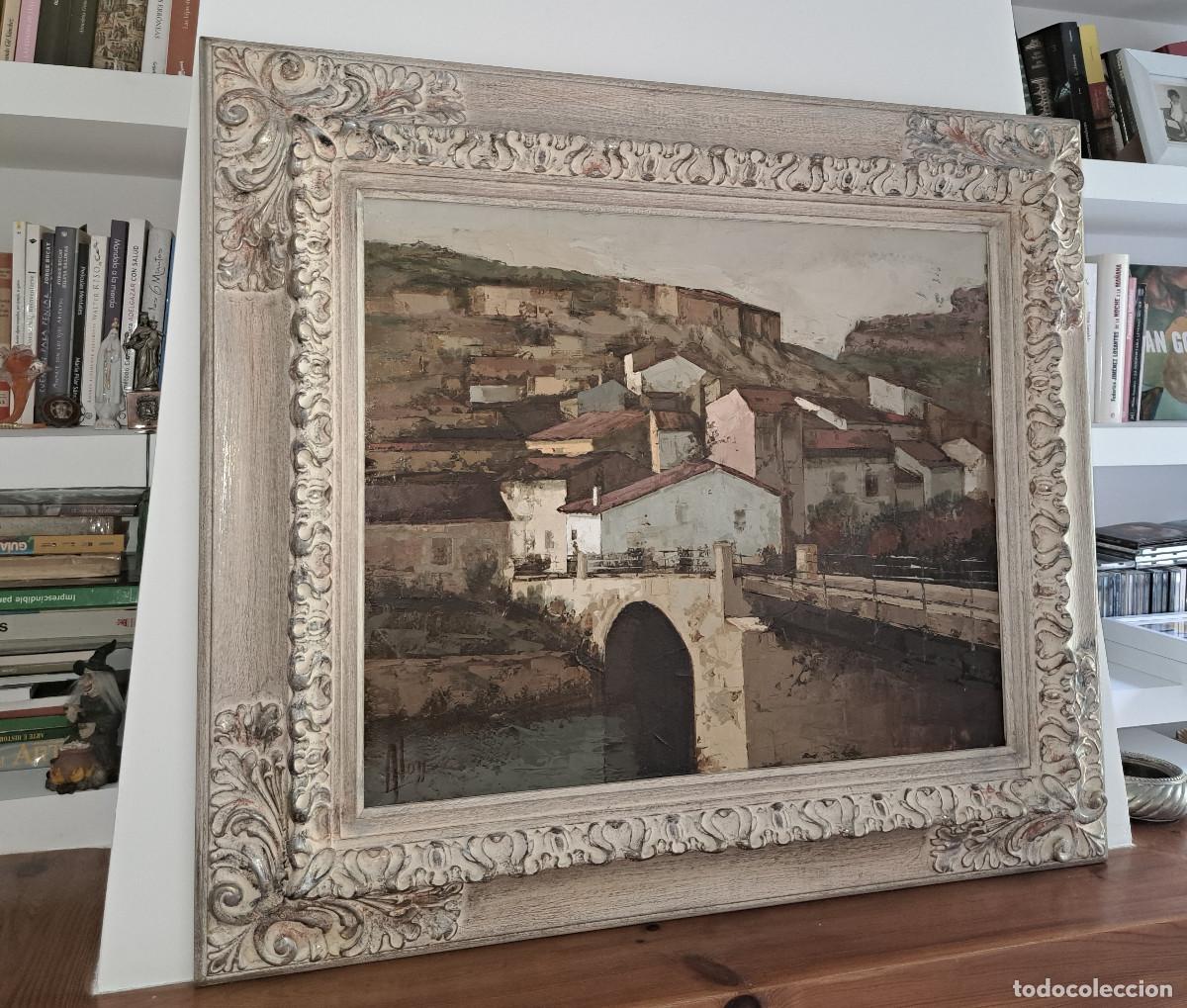 Kunst: SOMAEN ( SORIA ) - OLEO - MEDIDAS TOTALES; 85 X 74 CMS. - FIRMADO