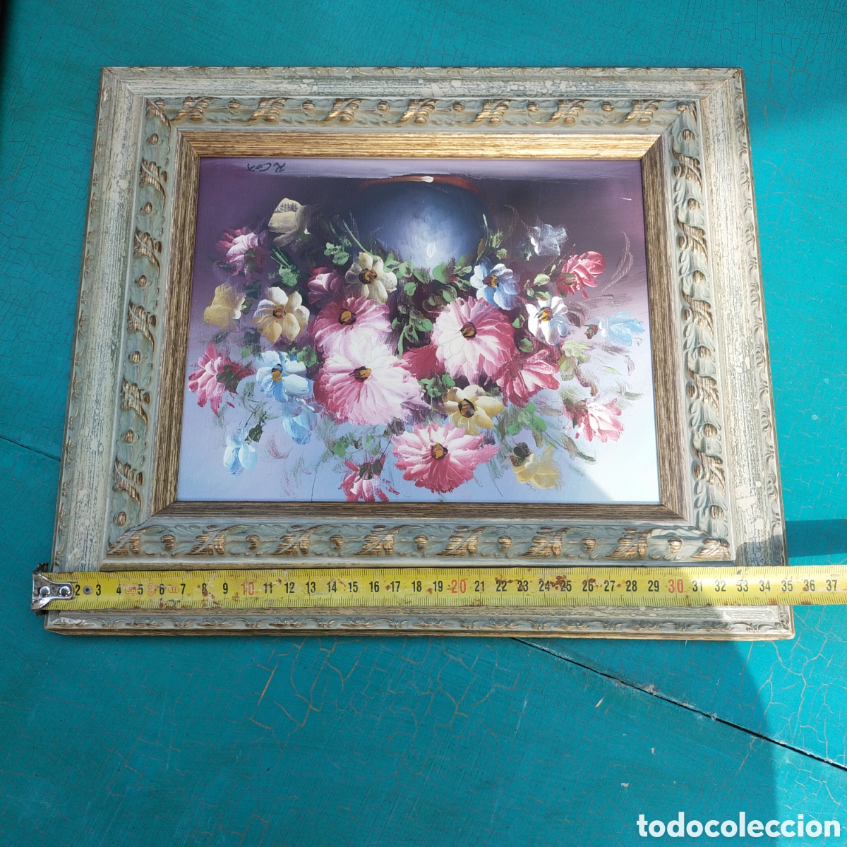 Arte: Bodeg&oacute;n floral cuadro de Robert Cox - Foto 5