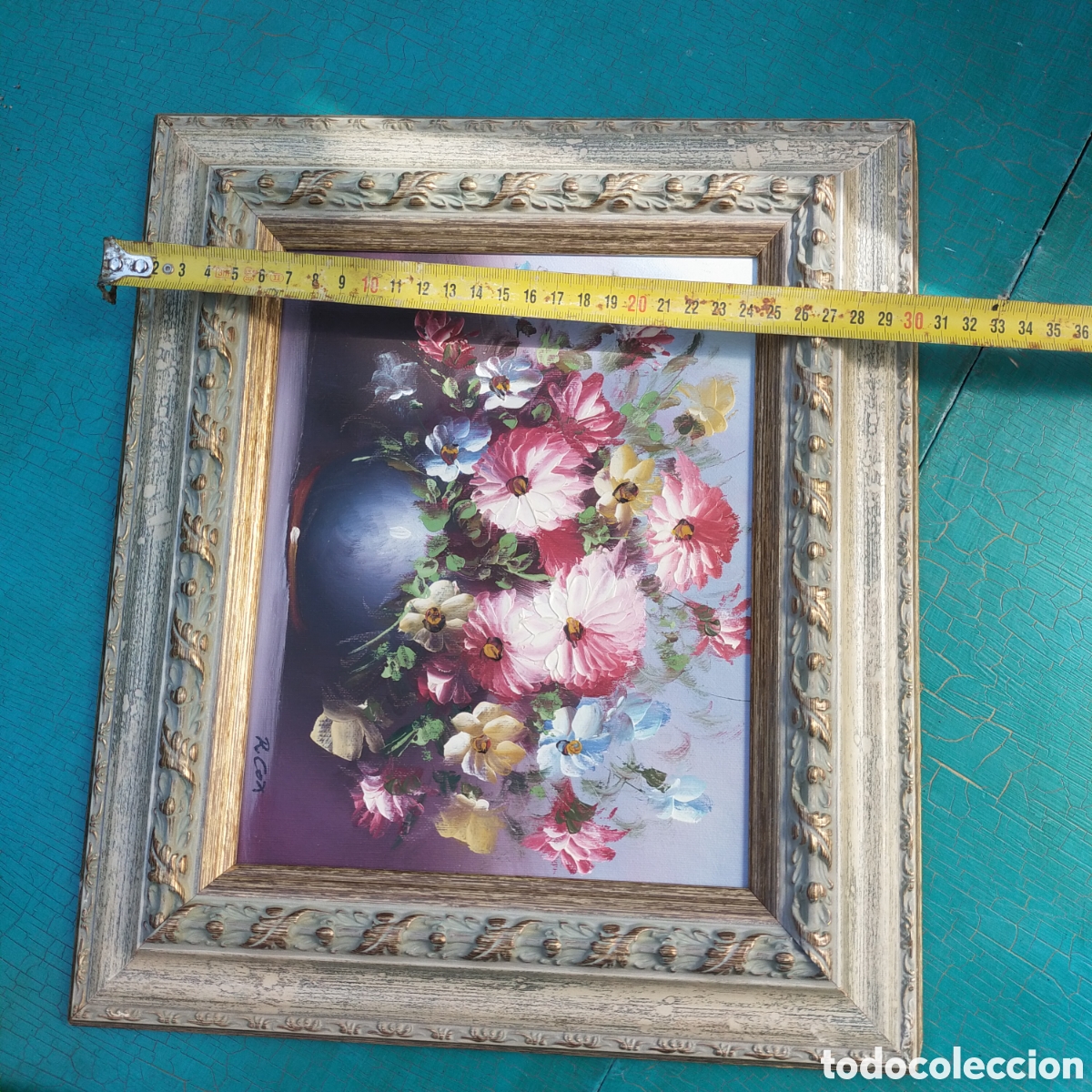 Arte: Bodeg&oacute;n floral cuadro de Robert Cox - Foto 7