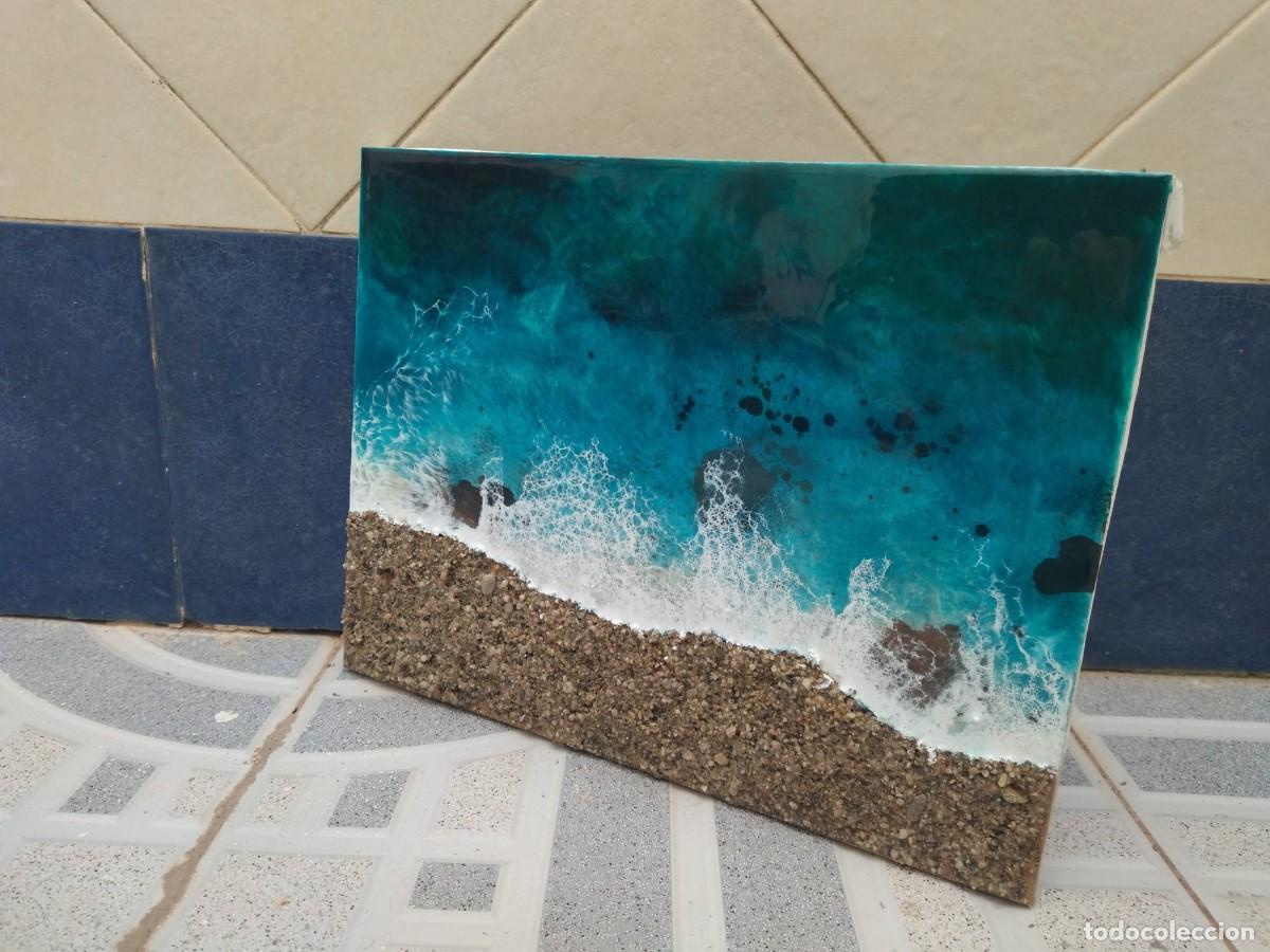 Arte: cuadro playa - Foto 1