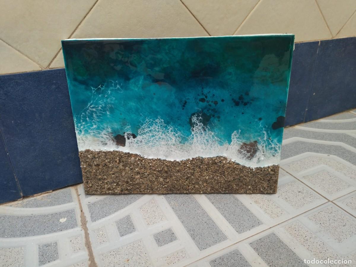 Arte: cuadro playa - Foto 2