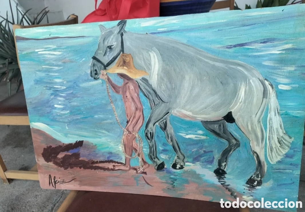 Arte: Cuadro pintado al &oacute;leo. - Foto 3