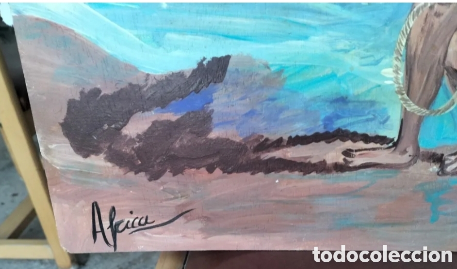 Arte: Cuadro pintado al &oacute;leo. - Foto 4