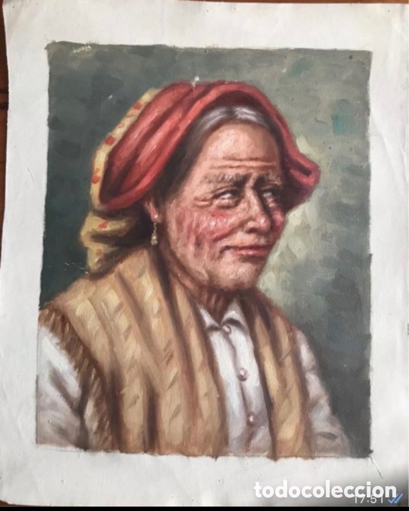 Arte: Pareja de Lienzos al oleo &ldquo;Abuelas&rdquo; - Foto 2