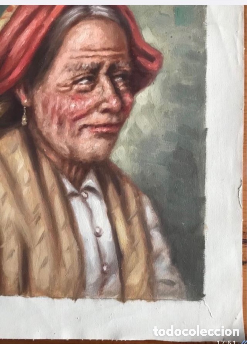 Arte: Pareja de Lienzos al oleo &ldquo;Abuelas&rdquo; - Foto 6