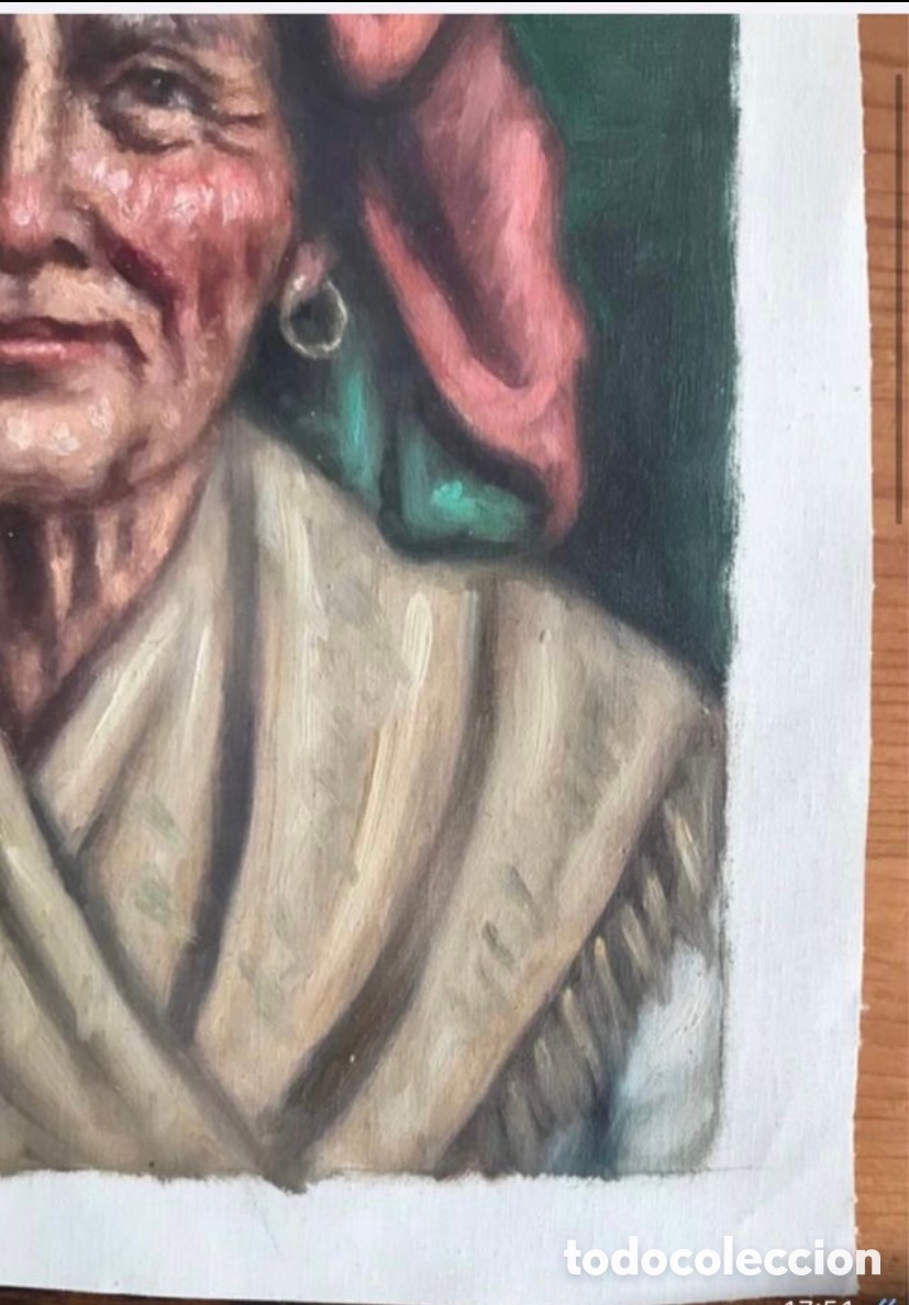 Arte: Pareja de Lienzos al oleo &ldquo;Abuelas&rdquo; - Foto 8