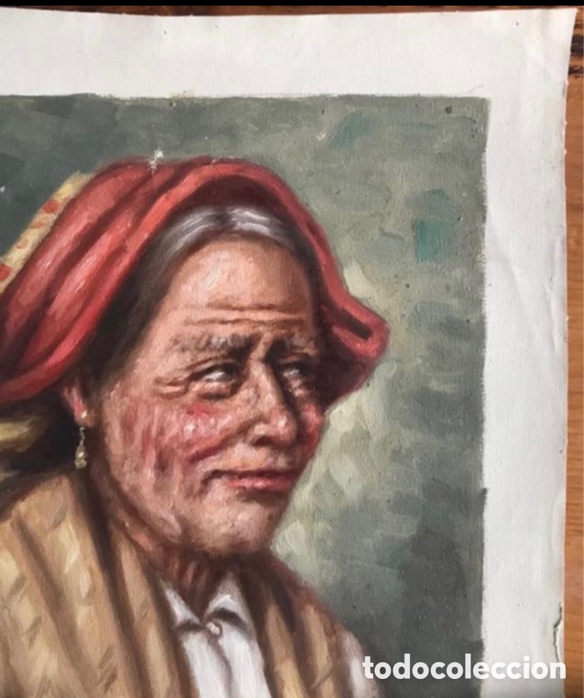 Arte: Pareja de Lienzos al oleo &ldquo;Abuelas&rdquo; - Foto 9