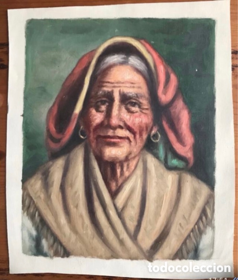 Arte: Pareja de Lienzos al oleo &ldquo;Abuelas&rdquo; - Foto 10