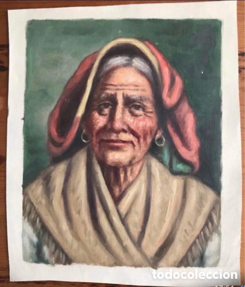 Arte: Pareja de Lienzos al oleo &ldquo;Abuelas&rdquo; - Foto 1
