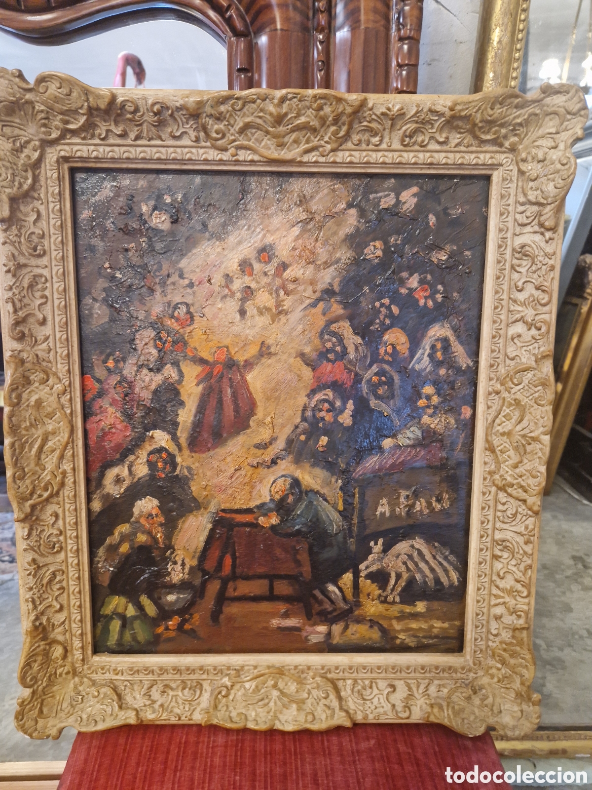Arte: Cuadro oleo de 1996 del pintor Antonio Pan - Foto 2