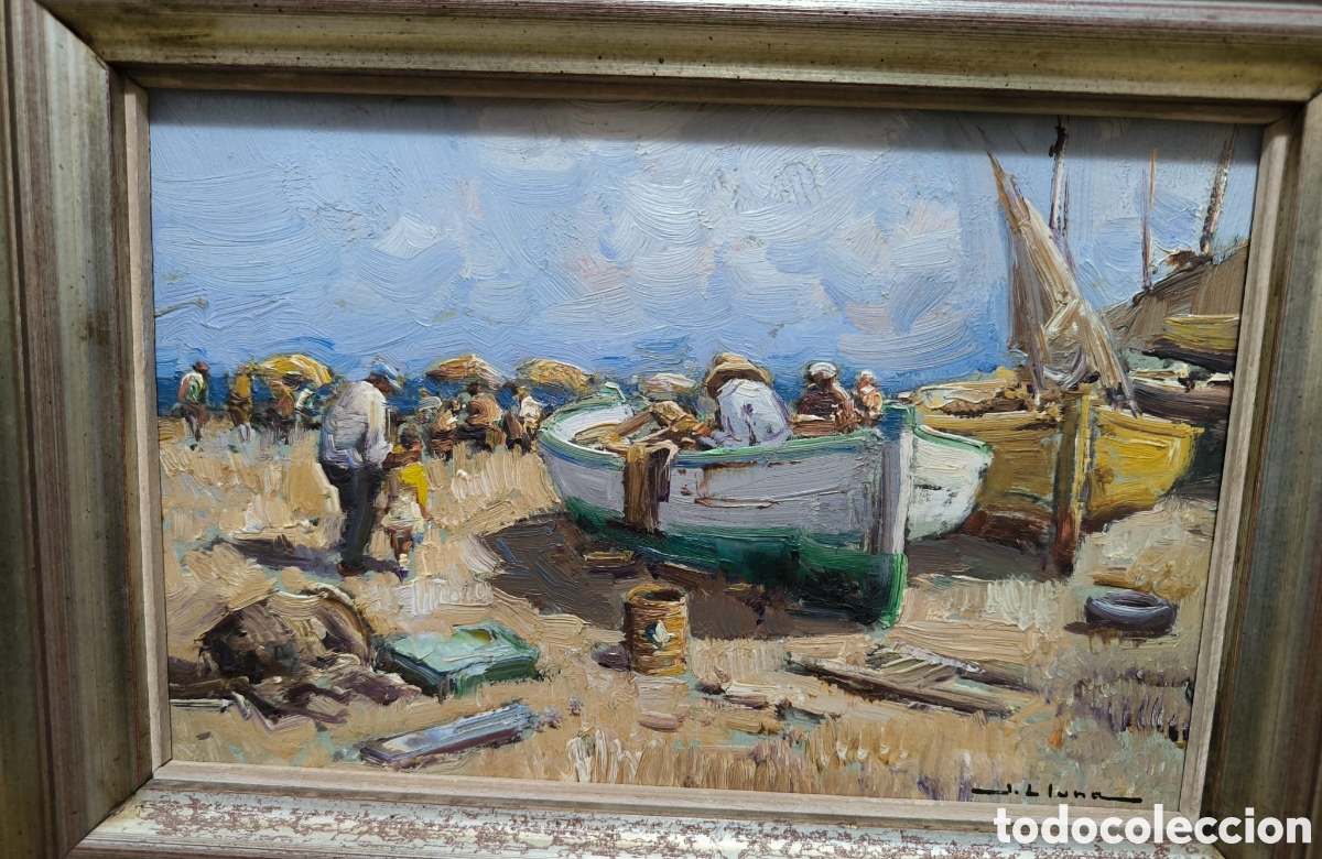 Arte: Pintor Juan Lluna &oacute;leo sobre tabla - Foto 2