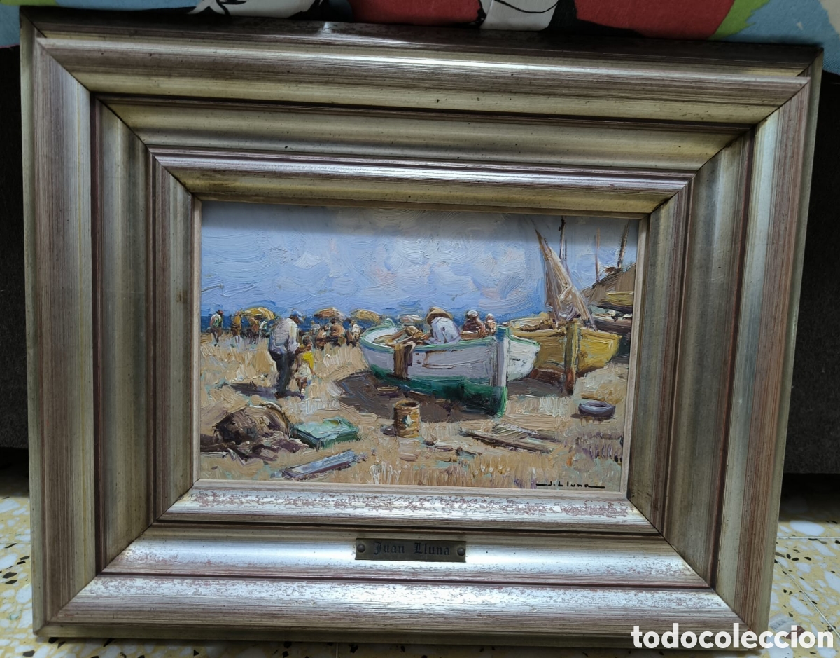 Arte: Pintor Juan Lluna &oacute;leo sobre tabla - Foto 1