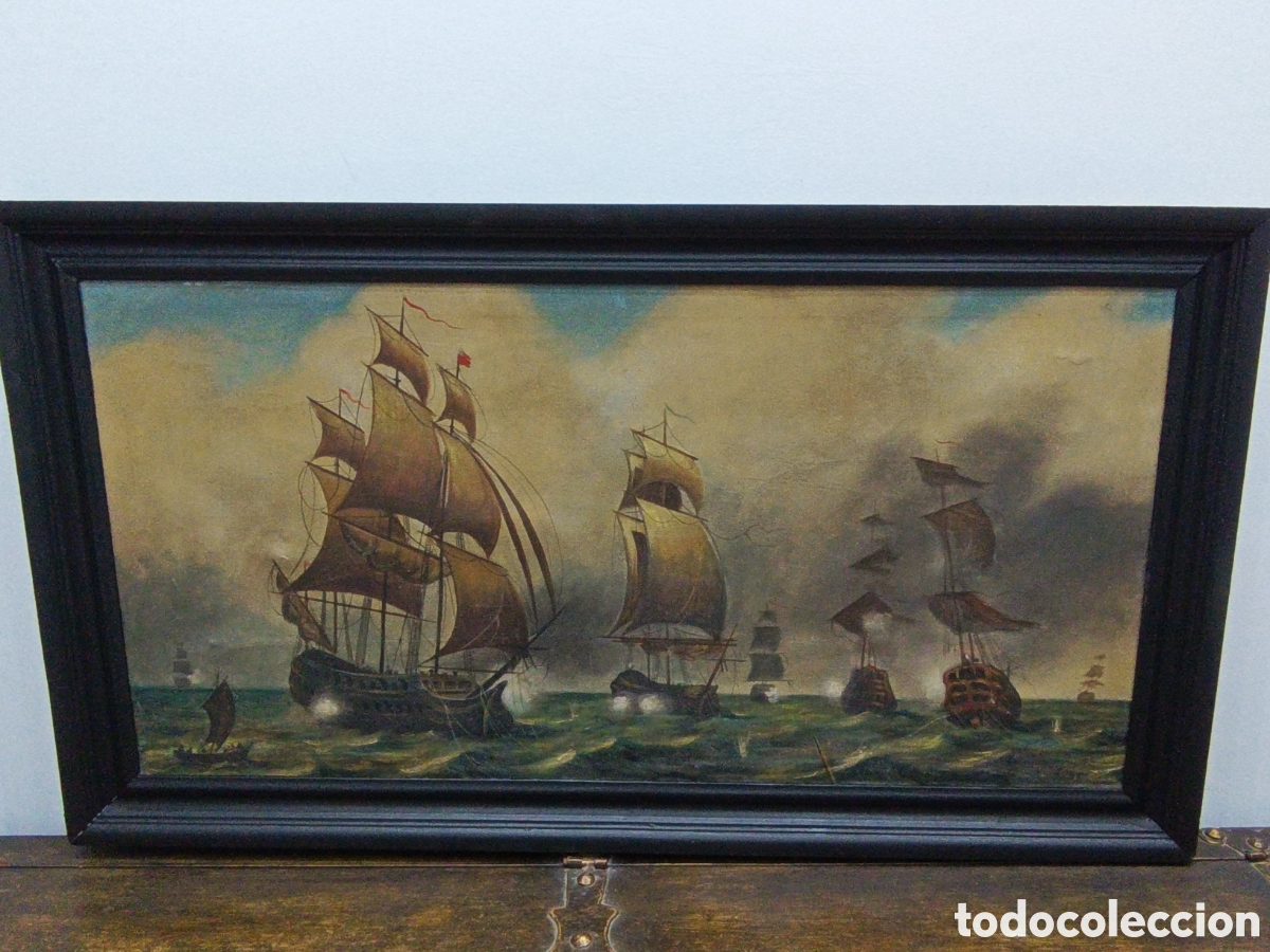 Arte: Cuadro antiguo firmado - Foto 6