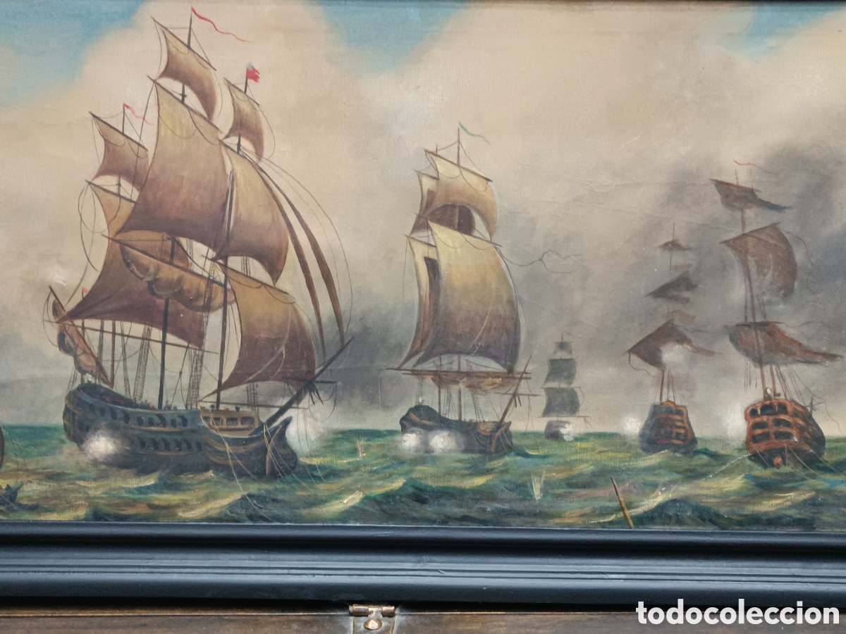 Arte: Cuadro antiguo firmado - Foto 7