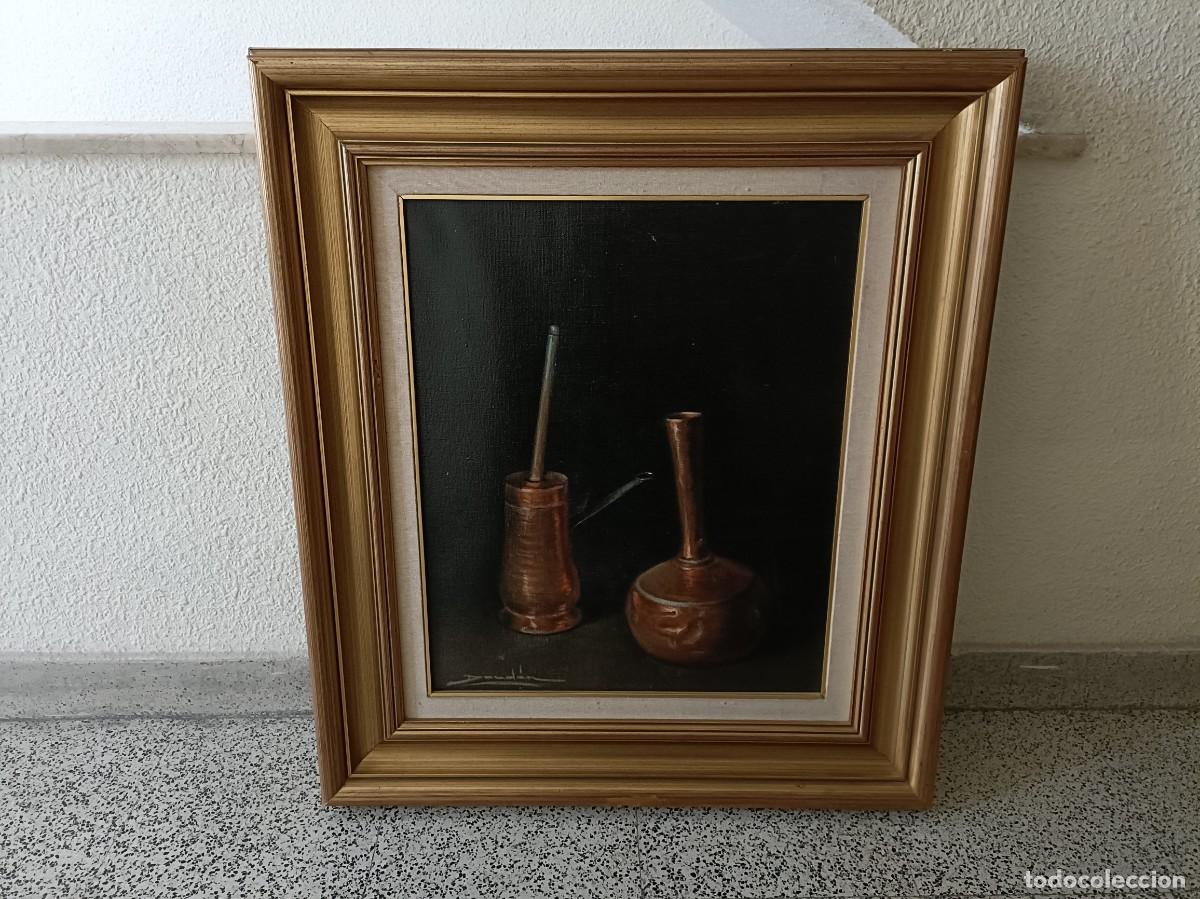 Arte: &Oacute;leo hiperrealista Bodeg&oacute;n Daud&eacute;n. Cobres - Foto 6