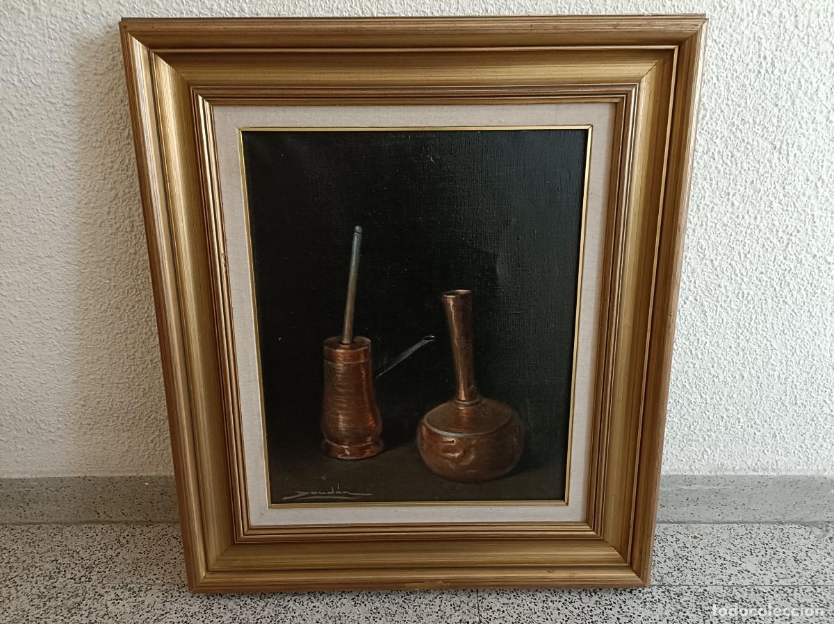 Arte: &Oacute;leo hiperrealista Bodeg&oacute;n Daud&eacute;n. Cobres - Foto 7