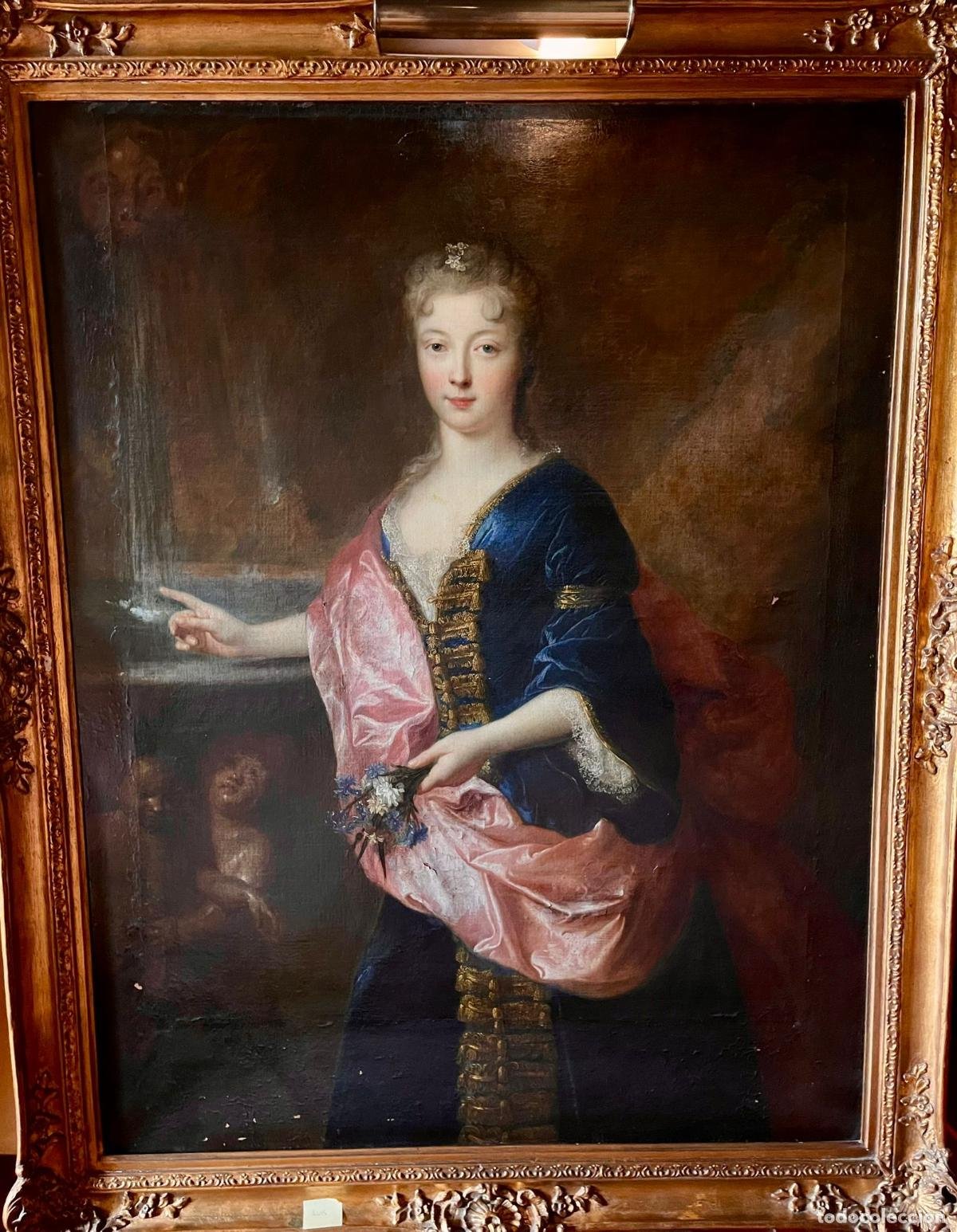 retrato de dama. circulo de nicolas de largilli - Compra venta en ...