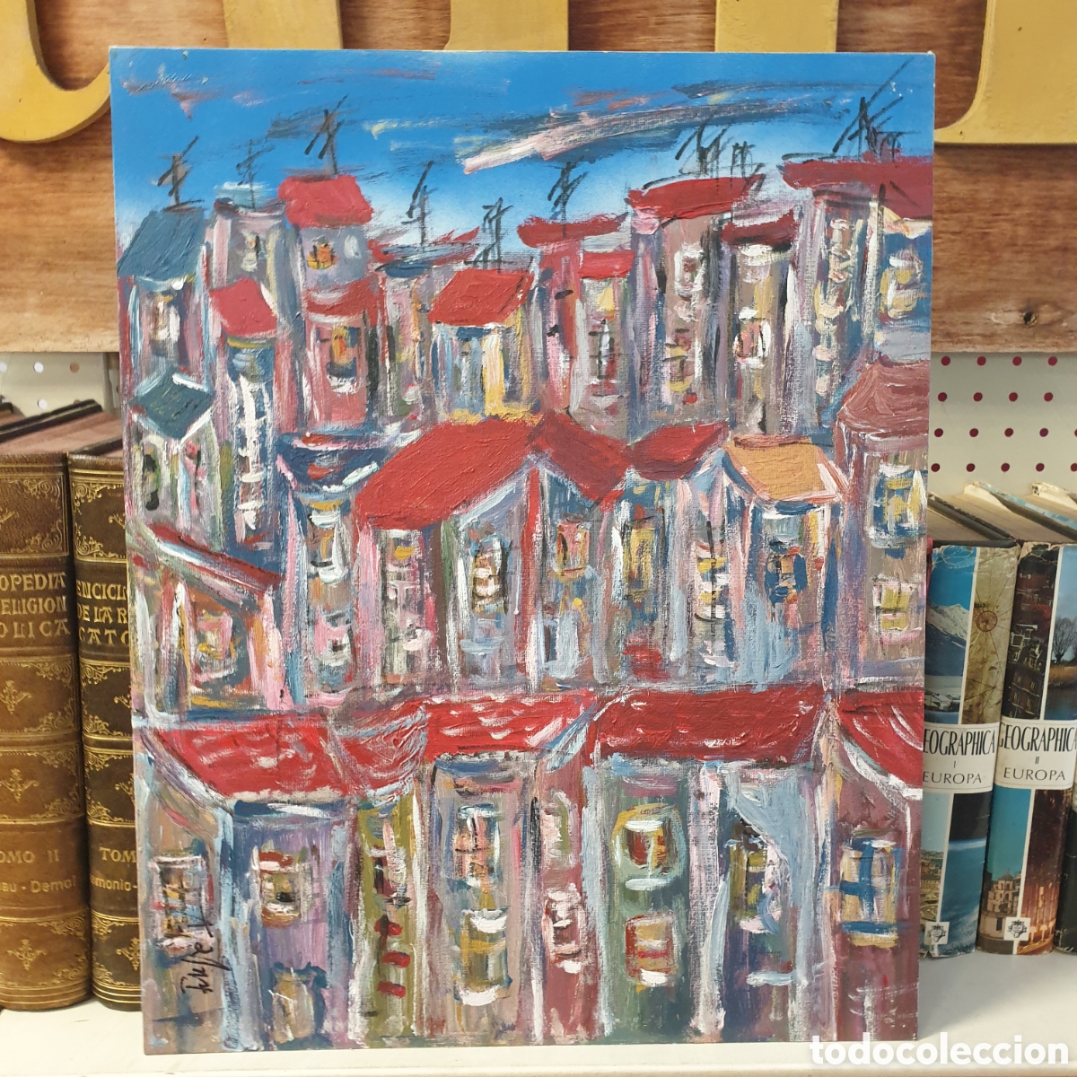 Arte: &Oacute;leo sobre tabla ENRIQUE V - Foto 1