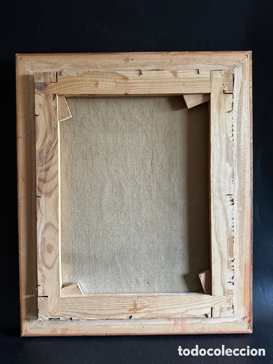 Arte: &Oacute;leo sobre lienzo. Bodeg&oacute;n. Adelardo Parrilla. - Foto 4
